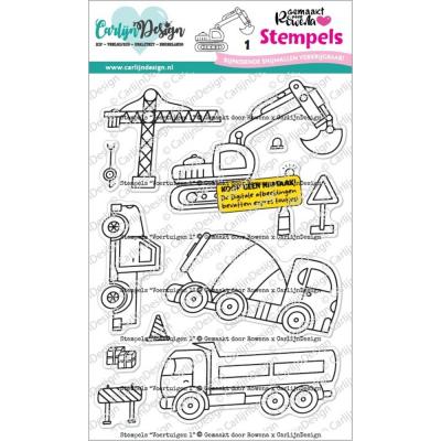 CarlijnDesign Stempel - Vehicles 1