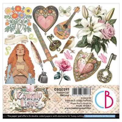 Ciao Bella Courtly Love - Fussy Cut Pad