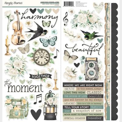 Simple Stories Simple Vintage Timeless Harmony - Cardstock Stickers Icons