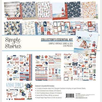 Simple Stories Simple Vintage Sand & Sea - Collectors Essentials Kit