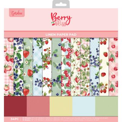 Crafter's Companion Berry Bliss - Vintage Berries Paper Pad