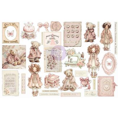 Prima Marketing Buttons & Keepsakes - Ephemera Quilted Memories