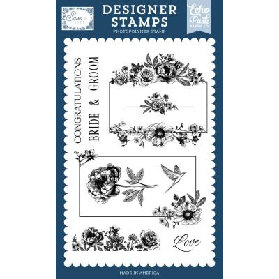 Echo Park Save The Date Stempel - Love Bird
