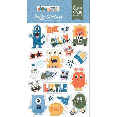 Echo Park My Favorite Monster - Puffy Stickers