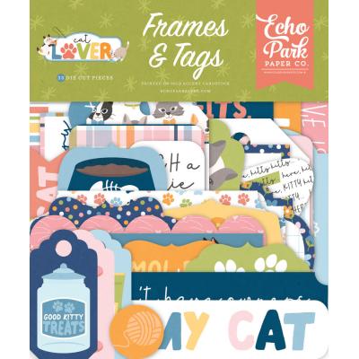 Echo Park Cat Lover - Frames & Tags