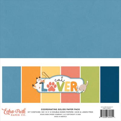 Echo Park Cat Lover- Coordinating Solids