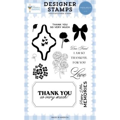 Carta Bella Flower Shoppe Stempel - Happy Little Memories