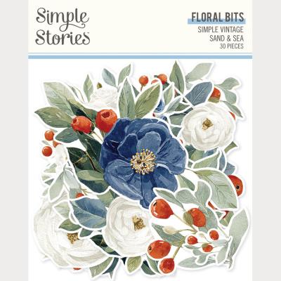 Simple Stories Simple Vintage Sand & Sea - Floral Bits