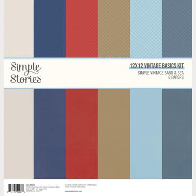Simple Stories Simple Vintage Sand & Sea - Vintage Basics Kit