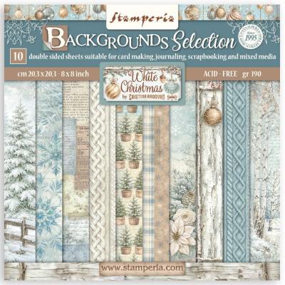 Stamperia White Christmas - Background Selection