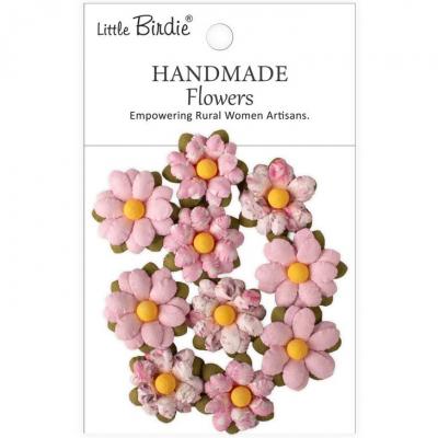 Little Birdie Handmade Printed Paper Flowers - Cordelia Pink Symphony