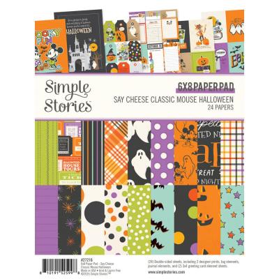 Simple Stories Say Cheese Classic Mouse Halloween - Paper Pad