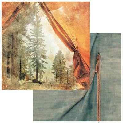 49 And Market Campfire Memories Designpapier - Tent