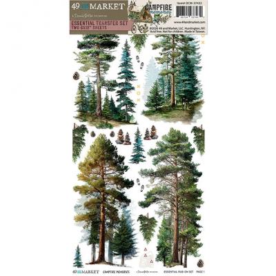 49 And Market Campfire Memories - Rub-On Transfers