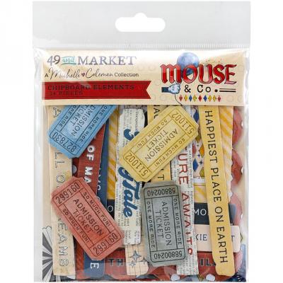 49 And Market Mouse & Co. - Chipboard Elements