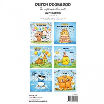 Dutch Doobadoo Cozy Colouring Coloring Cards (NL)