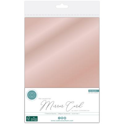 Craft Consortium The Essential Mirror Card - Rose Gold