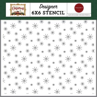 Carta Bella Classic Christmas - Season's Greetings Snowflakes
