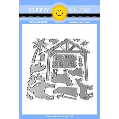 Sunny Studios Cutting Dies - Nativity Scene Builder