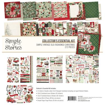 Simple Stories Simple Vintage Old-Fashioned Christmas - Collectors Essentials Kit