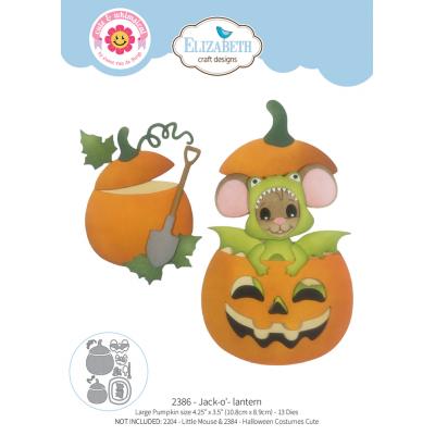 Elizabeth Craft Designs Snuggle Season Die - Jack-o'- Lantern