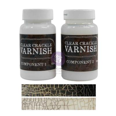 Prima Marketing Finnabair Art Extravagance - Clear Crackle Varnish Set