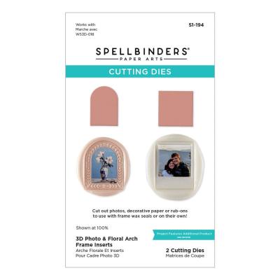 Spellbinders Simply Halloween Etched Dies - 3D Photo & Floral Arch Frame Inserts