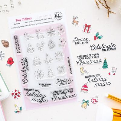 Pinkfresh Studio Season Of Wonder Stempel - Tiny Tidings
