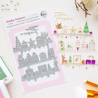 Pinkfresh Studio Season Of Wonder Press Plates - Holiday Treasures