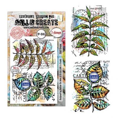 Aall and Create Hearted Nature Stempel - Still Green