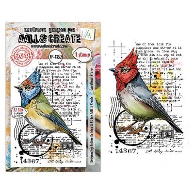 Aall and Create Hearted Nature Stempel - Cardinal Stare