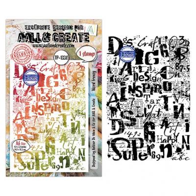 Aall and Create Scribble Away Stempel - Word Frenzy