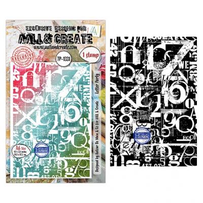 Aall and Create Scribble Away Stempel - Letter Party