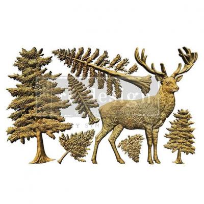 Prima Marketing Re-Design Decor Mould - Stag Of The Highlands