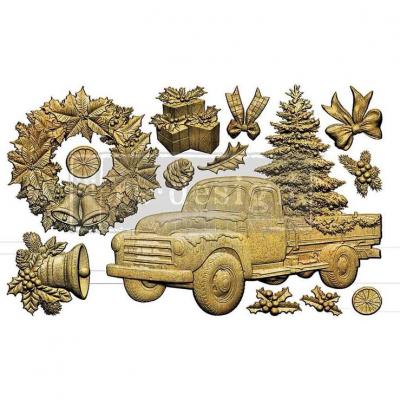 Prima Marketing Re-Design Decor Mould - Country Christmas Delivery