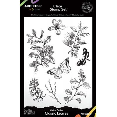 Arden Creative Studio Amber Ledgers Stempel - Classic Leaves