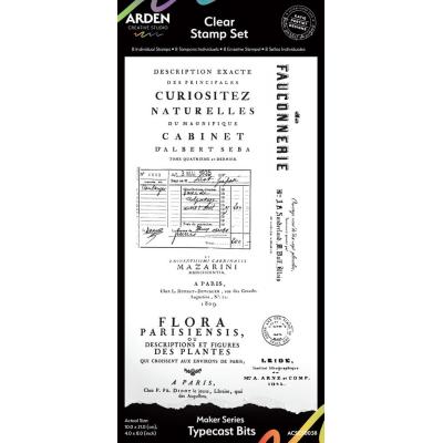 Arden Creative Studio Amber Ledgers Stempel - Typecast Bits