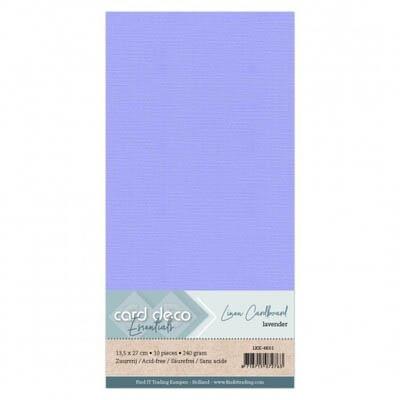 Card Deco Linen Cardstock - Lavendel