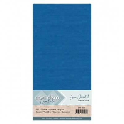 Card Deco Linen Cardstock - Ultramarin