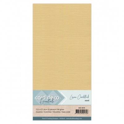 Card Deco Linen Cardstock - Sand