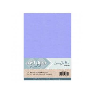 Card Deco Linen Cardstock - Lavendel