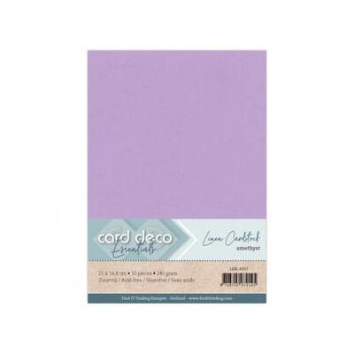 Card Deco Linen Cardstock - Amethyst