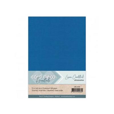 Card Deco Linen Cardstock - Ultramarin