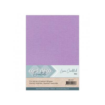 Card Deco Linen Cardstock - Lila