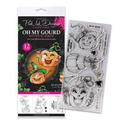 Katy Sue Designs Pink Ink Designs Stempel - Oh My Gourd