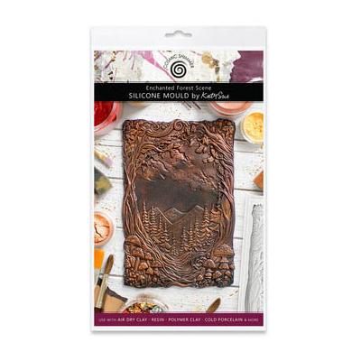Katy Sue Designs Cosmic Shimmer Silicone Mould - Enchanted Forest Scene
