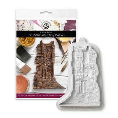 Katy Sue Designs Cosmic Shimmer Silicone Mould - Burgruinen