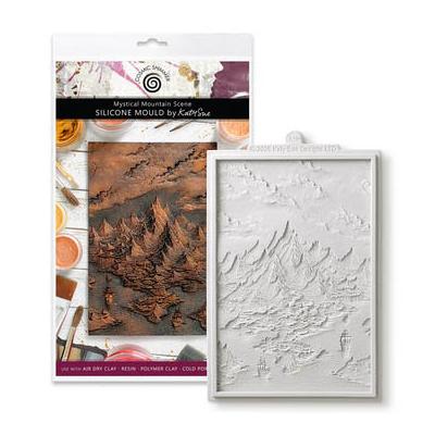 Katy Sue Designs Cosmic Shimmer Silicone Mould - Mystische Bergszene