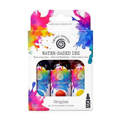 Katy Sue Designs Cosmic Shimmer Water-Based Inks - Origins Primary Colours