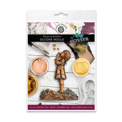 Katy Sue Designs Andy Skinner Cosmic Shimmer Silicone Mould - Blowing Bubbles